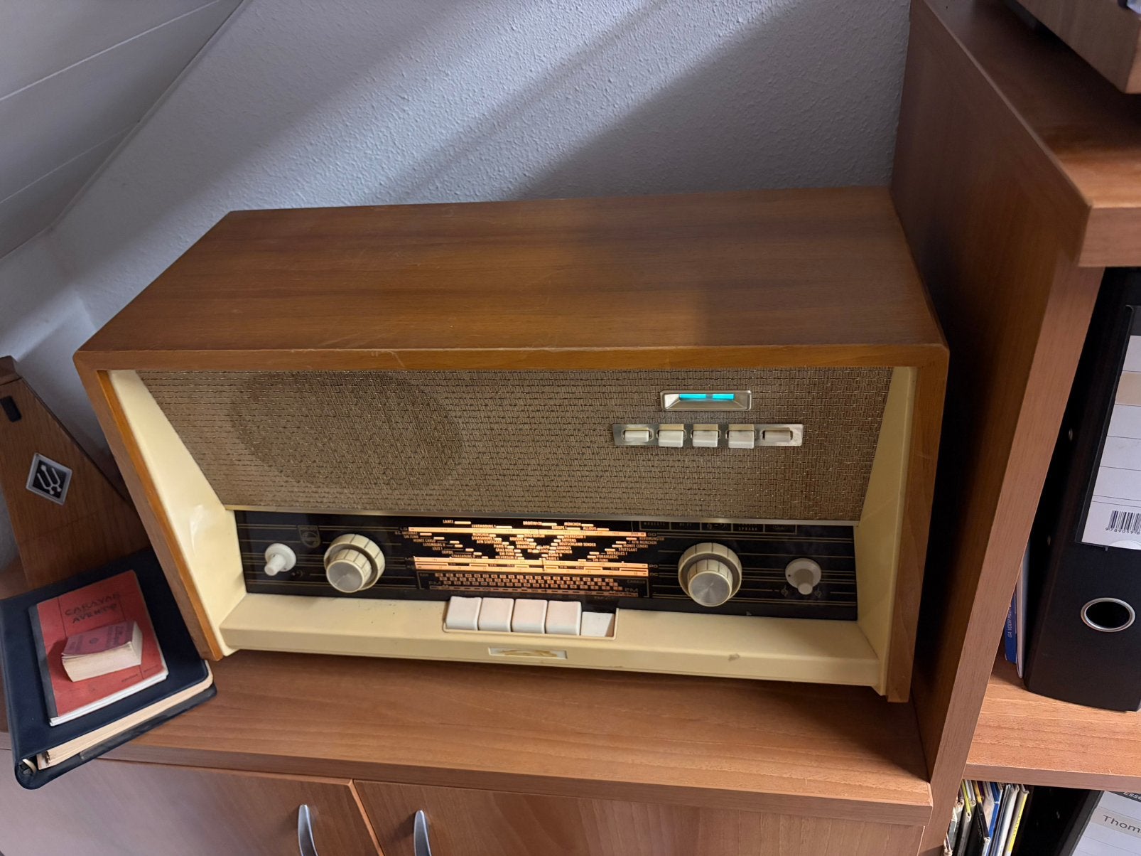 Philips Buis radio buisradio werkende!!, Ophalen