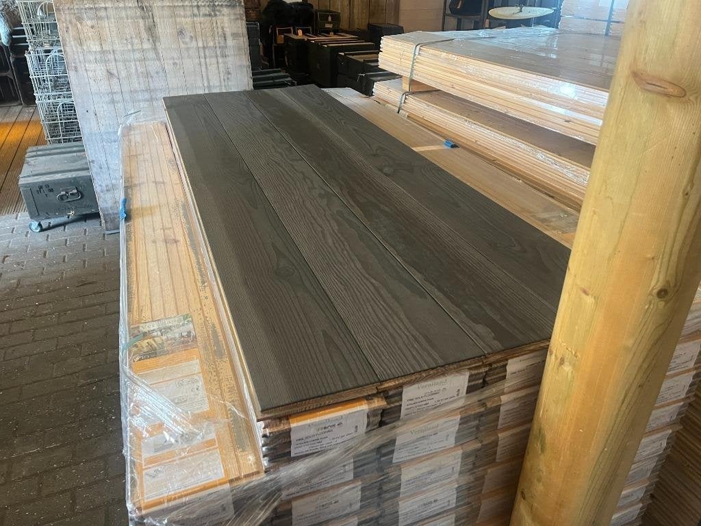 Grenen 17cm breed Fumé geolied 20mm dik en 2 meter lang., Ophalen of Verzenden, Nieuw, 75 m² of meer, Parket