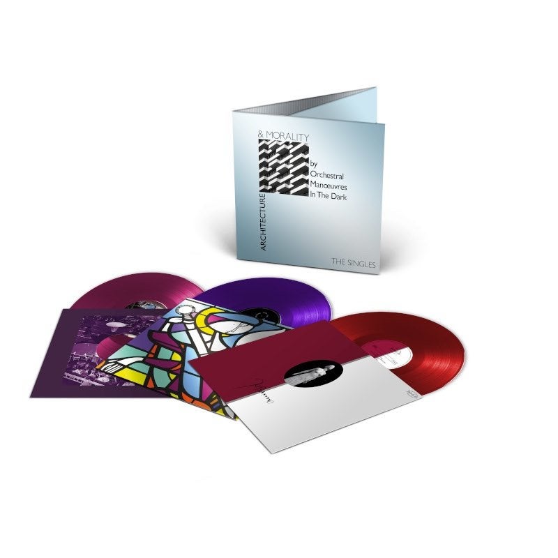 Vinyl 3LP OMD Architecture & Morality Singles COLOURED NIEUW, Pop, Limited edition, Ophalen of Verzenden, 12 inch