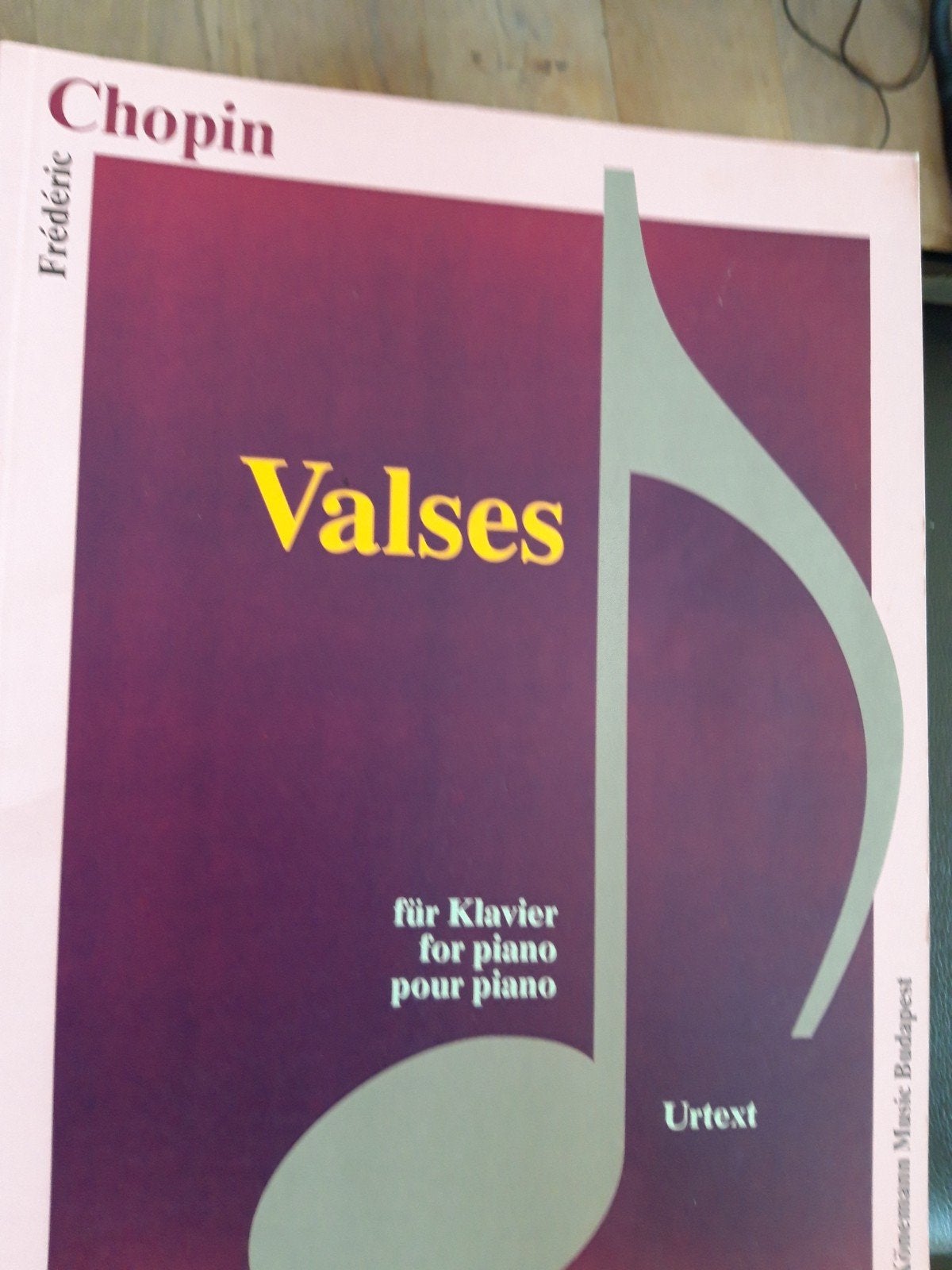 Frédéric Chopin - Walses (Urtext) Bladmuziek voor Piano, Muziek en Instrumenten, Bladmuziek, Klassiek, Ophalen of Verzenden, Zo goed als nieuw