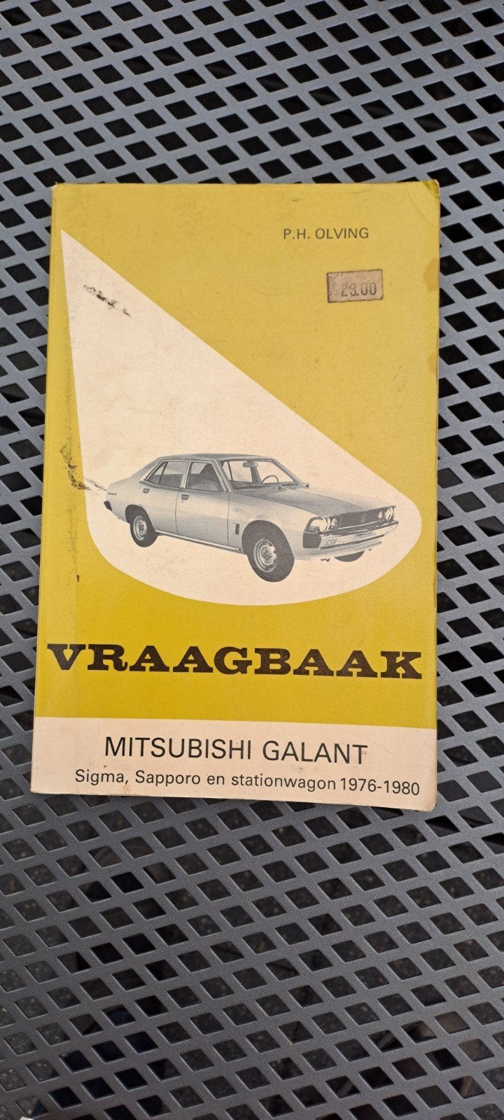 Mitsubishi Galant Vraagbaak 1976-1980 P.H. Olving, Ophalen of Verzenden, Gelezen, Mitsubishi, P.H. Olving