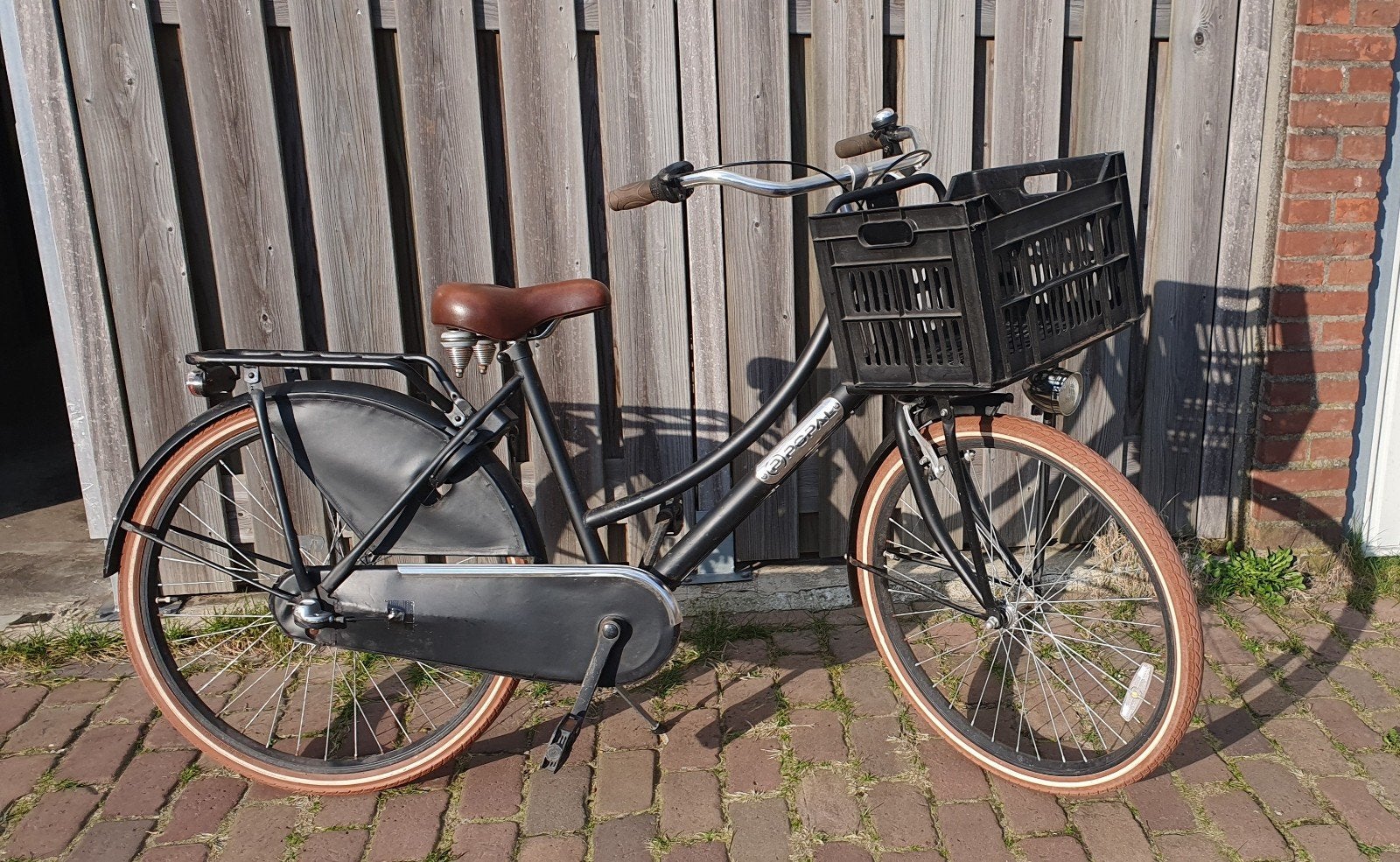 Fiets 26 inch dames/meisjes, Terugtraprem, Gebruikt, Popal Daily Dutch, Handrem