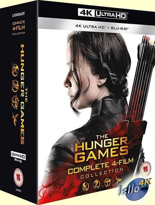 Blu-ray 4K: The Hunger Games, Complete Collection (2012-15), Ophalen of Verzenden, Nieuw in verpakking, 4K Ultra HD Blu-ray, Actie