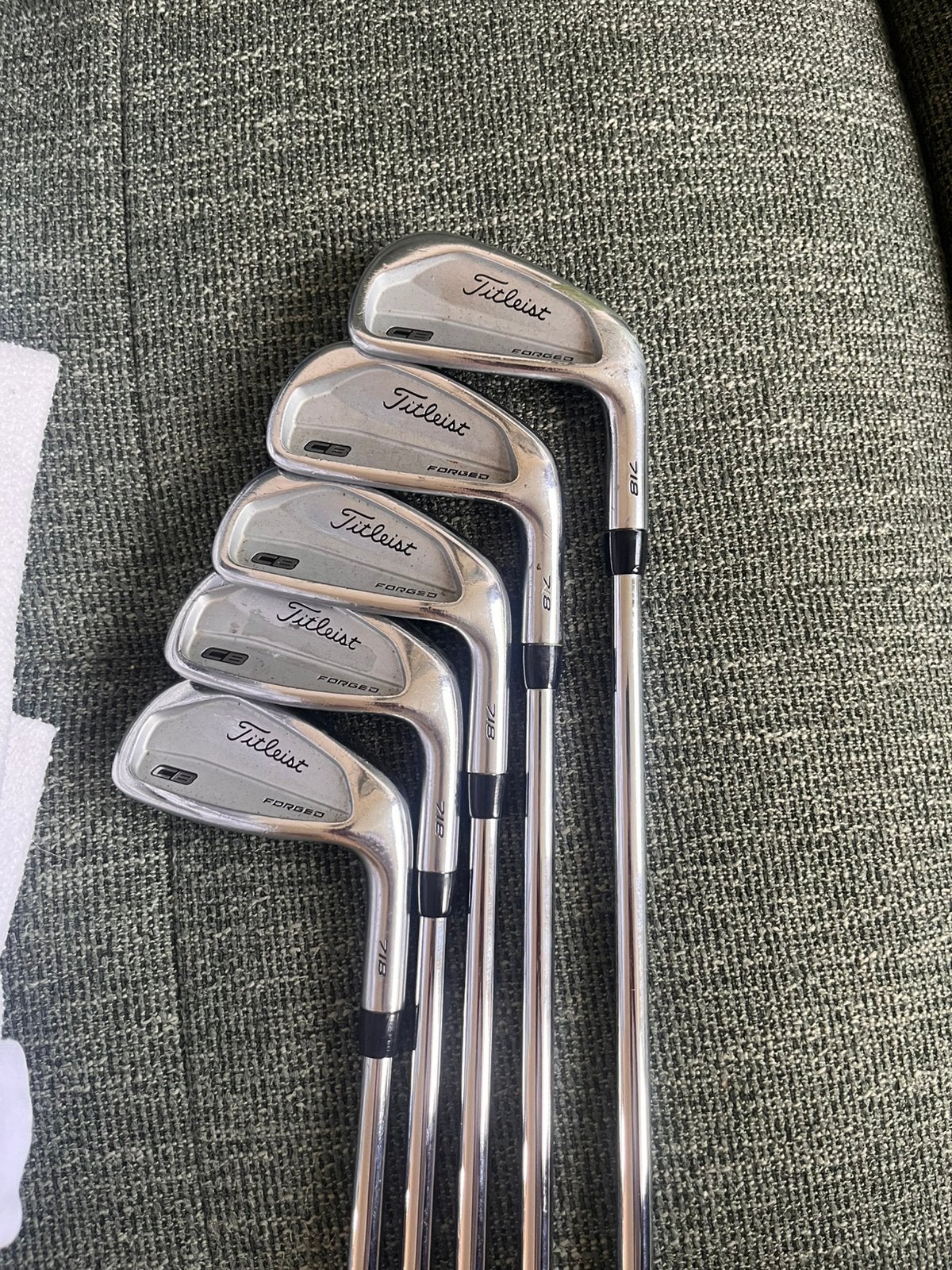 Titleist cb forged 718 ijzerset 5-9, Sport en Fitness, Golf, Ophalen of Verzenden, Zo goed als nieuw, Set, Overige merken