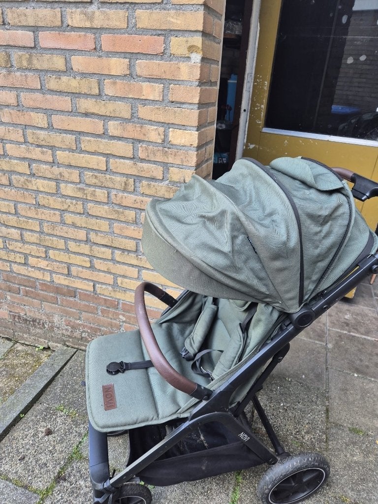 Buggy Novi Xavi XL Premium Solid Green, Ophalen, Gebruikt, Overige merken, Verstelbare rugleuning