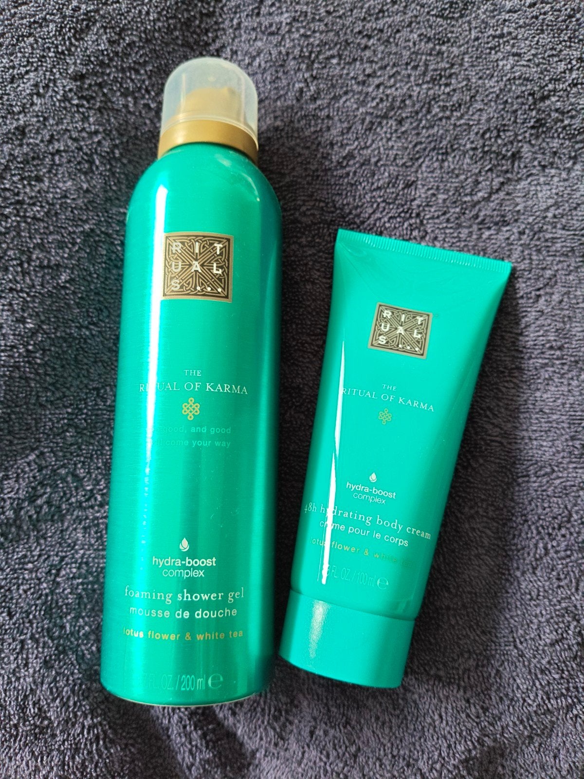 Rituals The Ritual of Karma Douchegel & Bodycrème Set, Ophalen of Verzenden, Nieuw, Bad & Douche