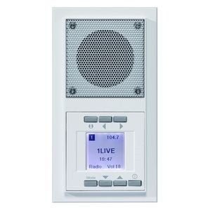 Inbouwradio AURA aluminium, Verzenden, Nieuw