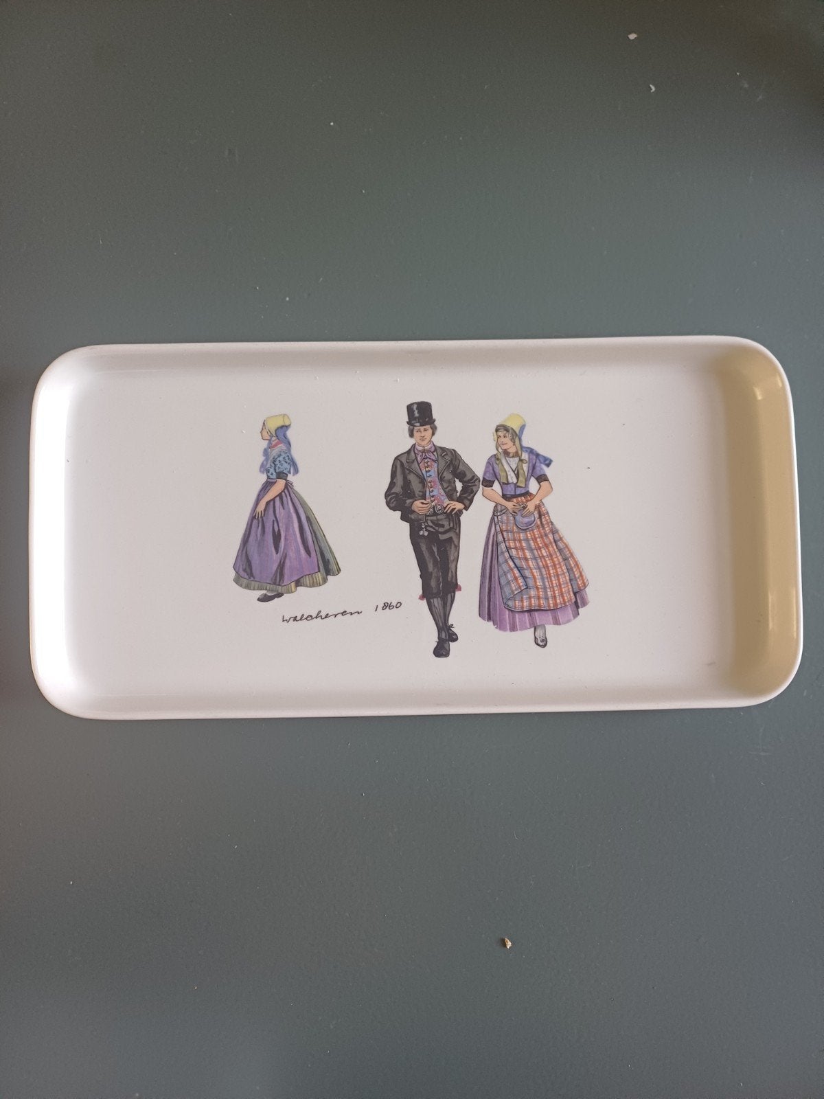 Villeroy & Boch gebakschotels, cake bordje met klederdracht, Ophalen of Verzenden
