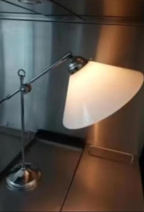Zware industriële tafellamp (merk: Lumilamp), Ophalen, Gebruikt, Overige merken, 30 cm