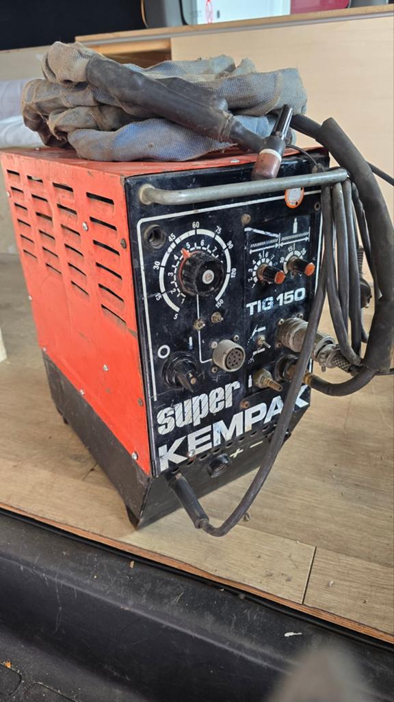 Kemppi Super Kempak TIG 150 Lasapparaat 220/380V, Ophalen, 150 tot 250 ampère, Tig