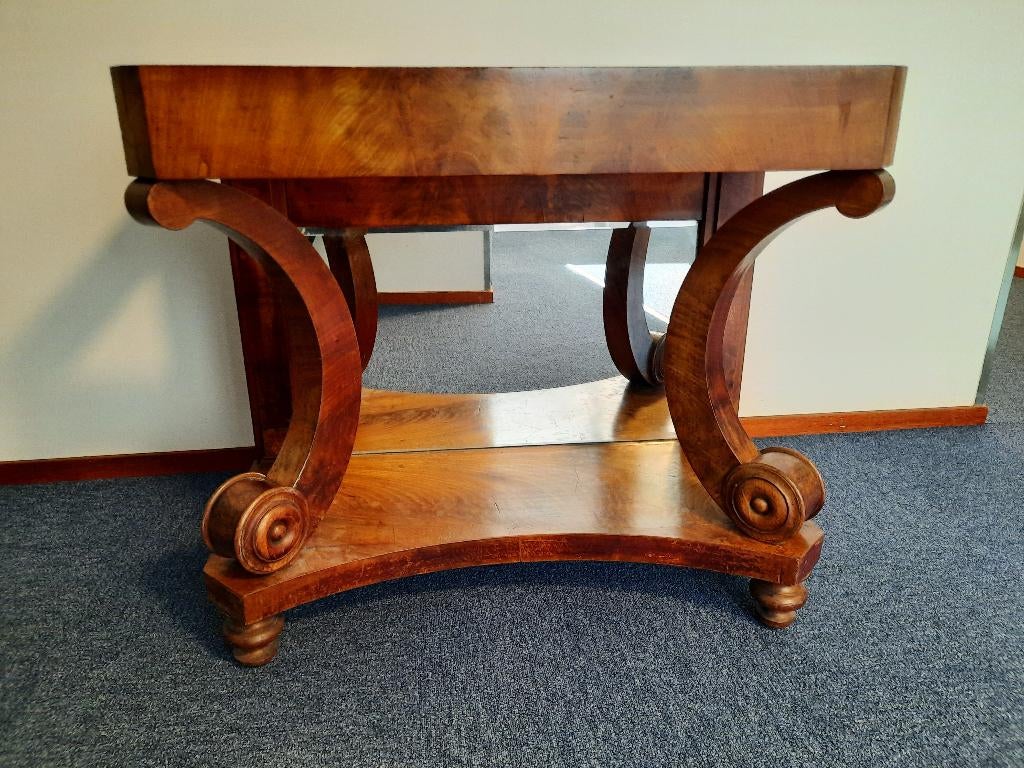 Onderstel Trumeau wandtafel met spiegel, Antiek en Kunst, Ophalen