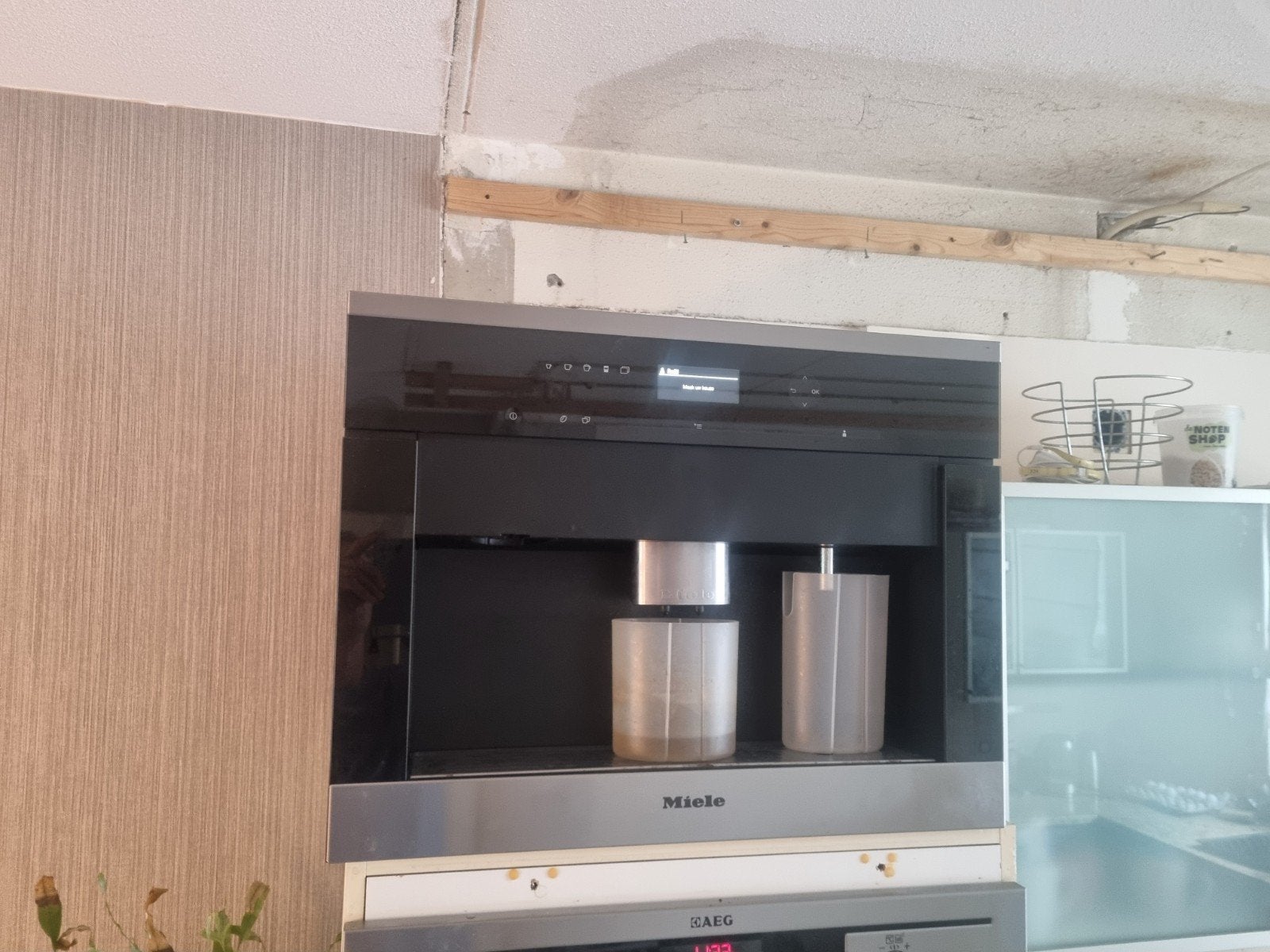 Miele CVA 6401 Inbouw Koffiemachine met Melkkan, Ophalen, Afneembaar waterreservoir, Gebruikt, Espresso apparaat