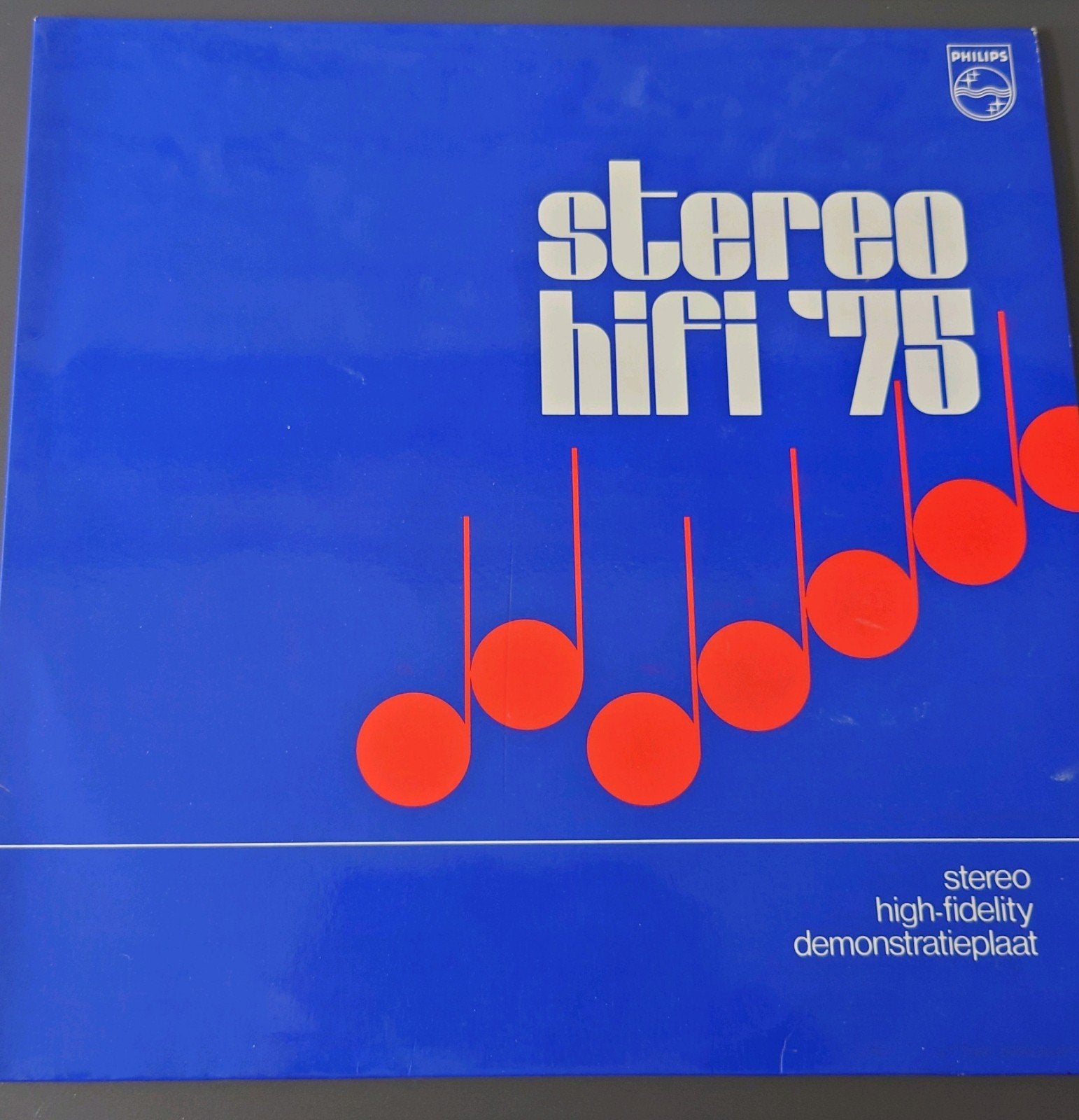 Stereo HiFi '75 demonstratie plaat Lp demo, LP, Gebruikt, 12 inch, Inclusief binnenhoes
