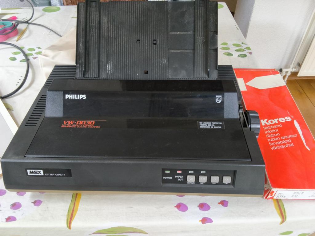 MSX printer VW0030/20, Ophalen