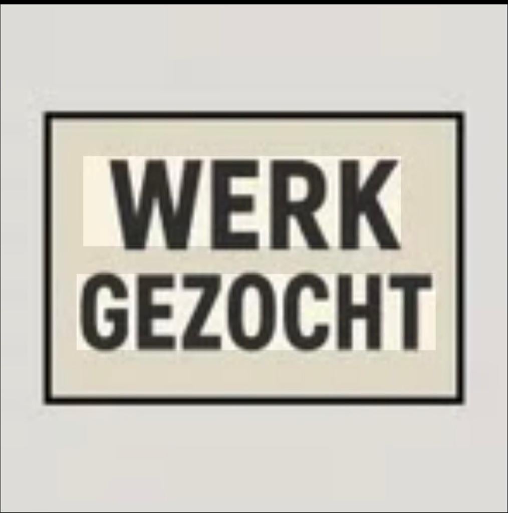 Werk gezocht, Rijbewijs B, Overige uren, Overige vormen