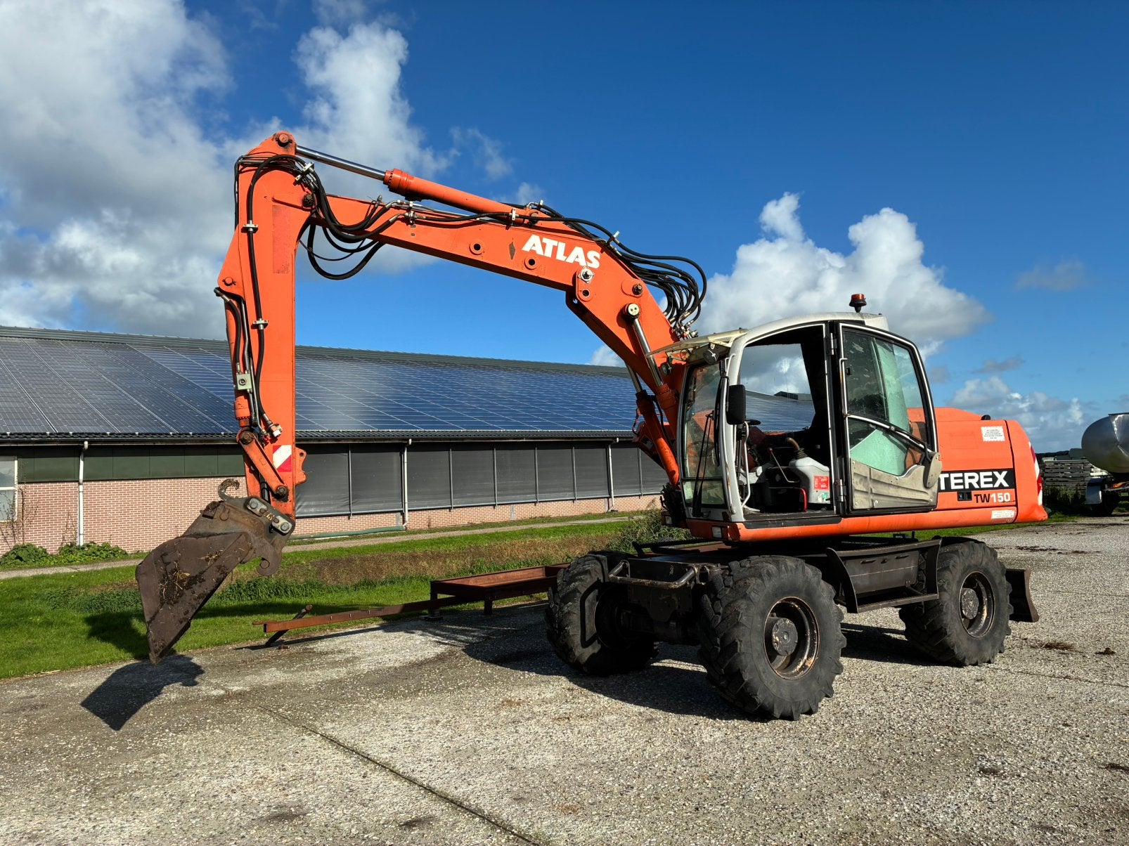 Atlas Terex TW150 - ISEKI Rups trekker - Verlengg.CW30- Toro, Ophalen of Verzenden, Graafmachine