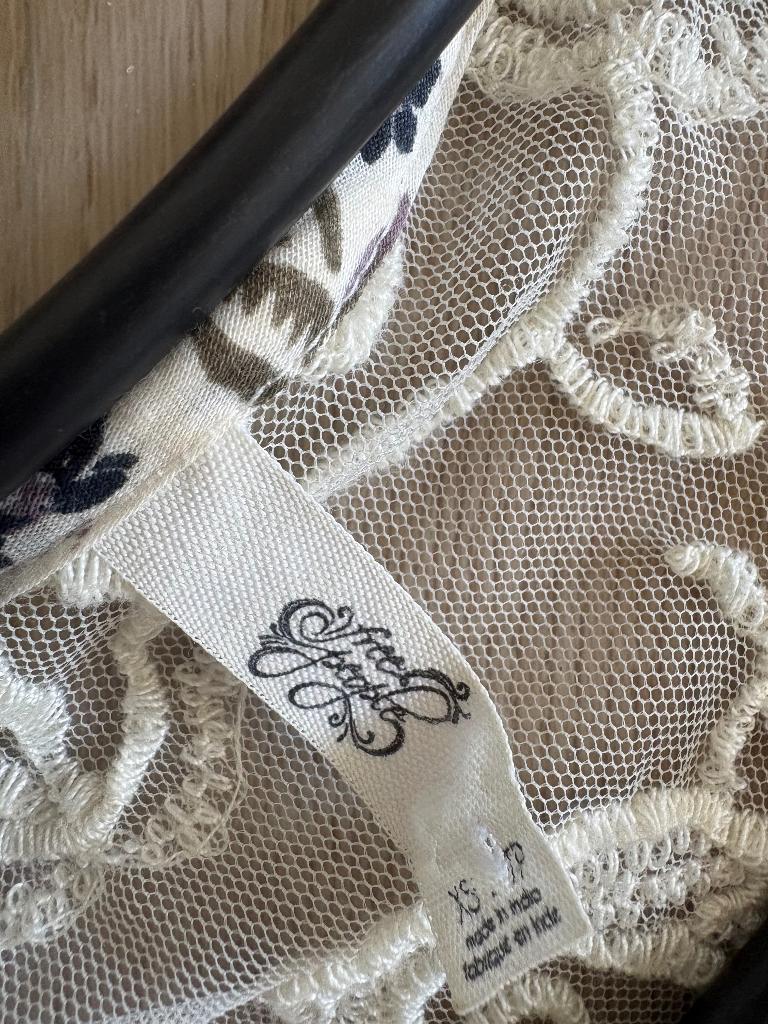 Free people jurkje mt 36/38 creme, Verzenden, Beige, Zo goed als nieuw, Maat 36 (S)