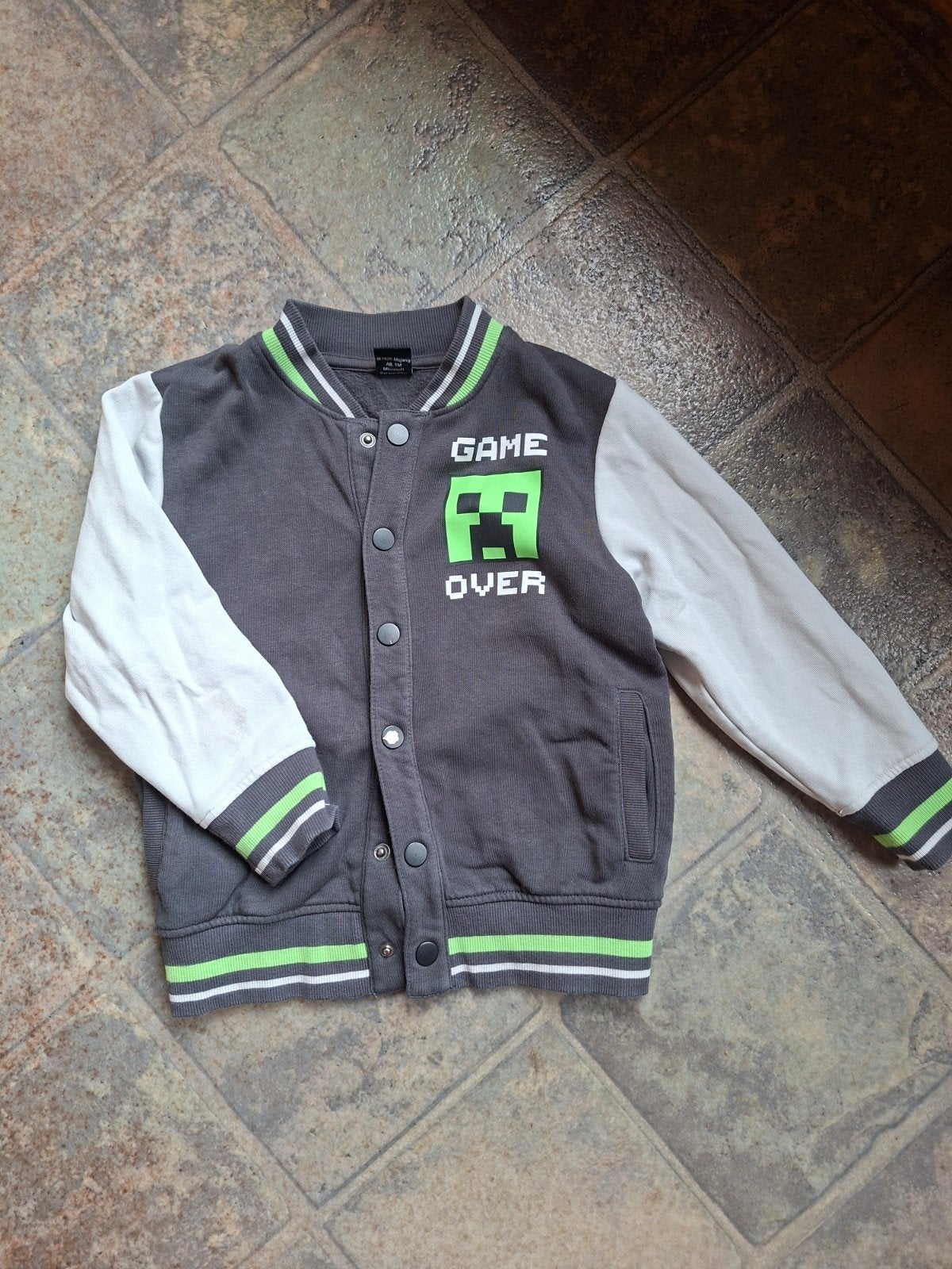 Minecraft vest maat 116, Gebruikt, Trui of Vest, Minecraft, Ophalen of Verzenden