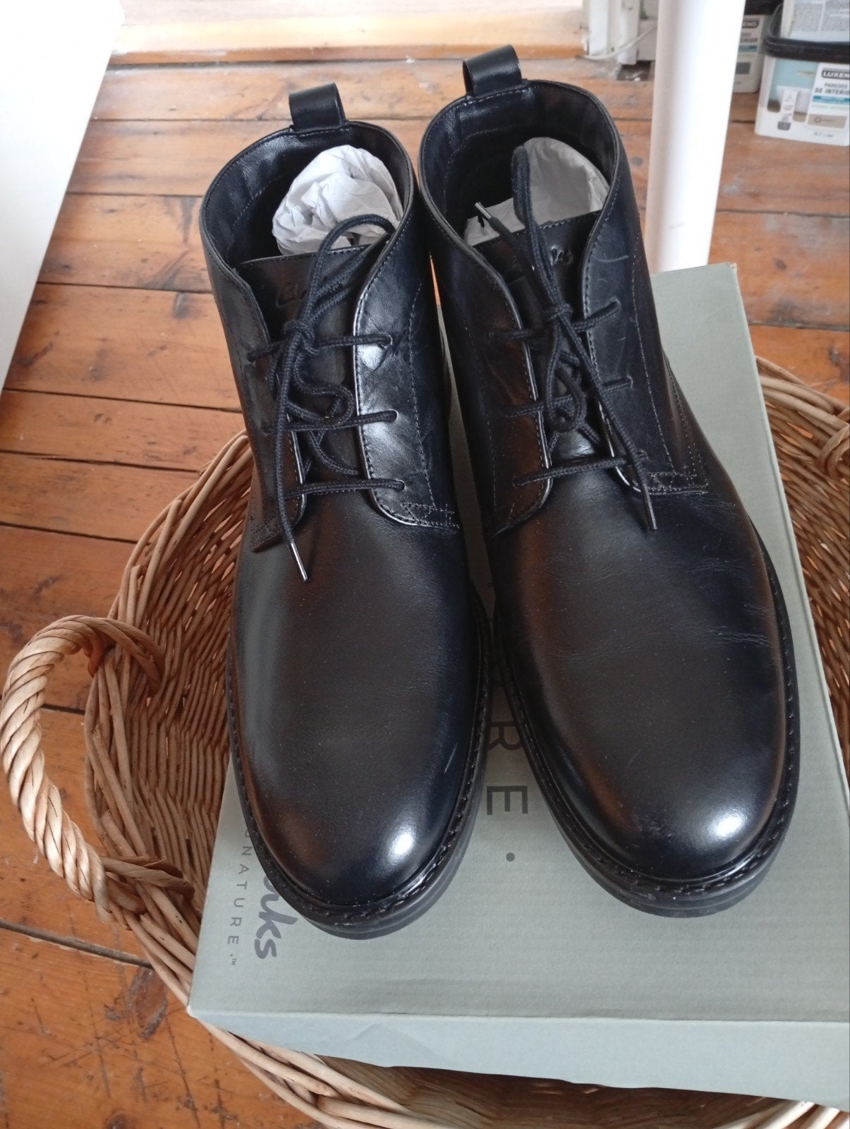 Clarks herenschoenen zwart maat 46 nieuw, Ophalen of Verzenden, Nieuw, Zwart