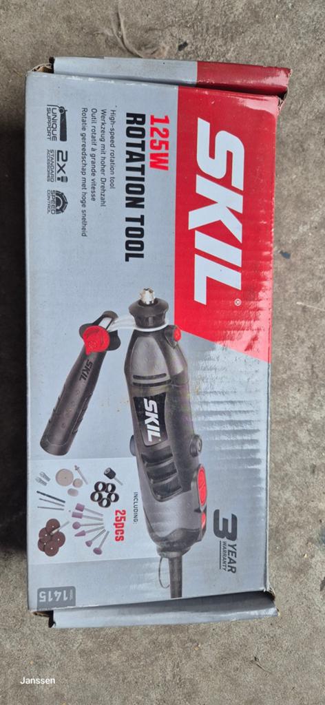 SKIL 125W Rotatiegereedschap met 25-delige accessoireset, Ophalen of Verzenden, Nieuw