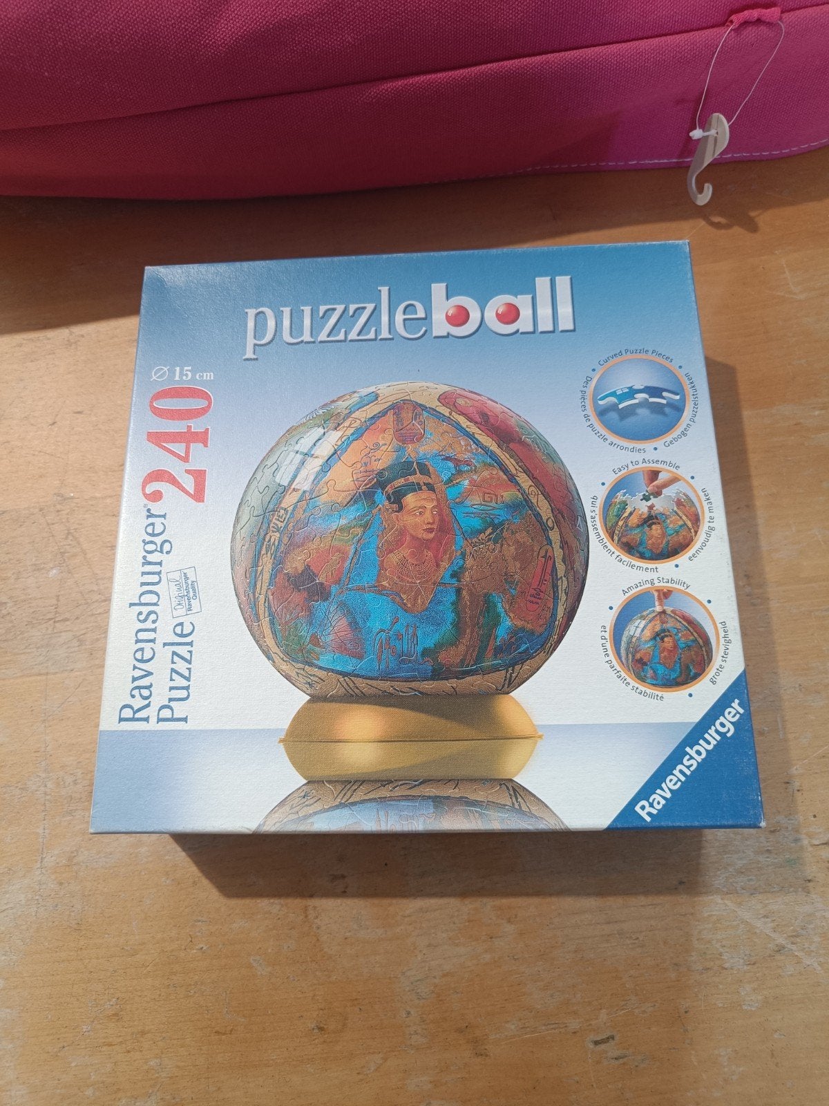 Ravensburger Puzzleball 240 stukjes - Egypte thema, Ophalen of Verzenden, Meer dan 50 stukjes, Gebruikt, 6 jaar of ouder