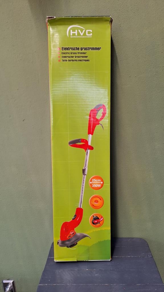 HVC Elektrische Grastrimmer - 350W, 25cm Maaibreedte, Ophalen, Elektrische grasmaaier, HVC, Nieuw