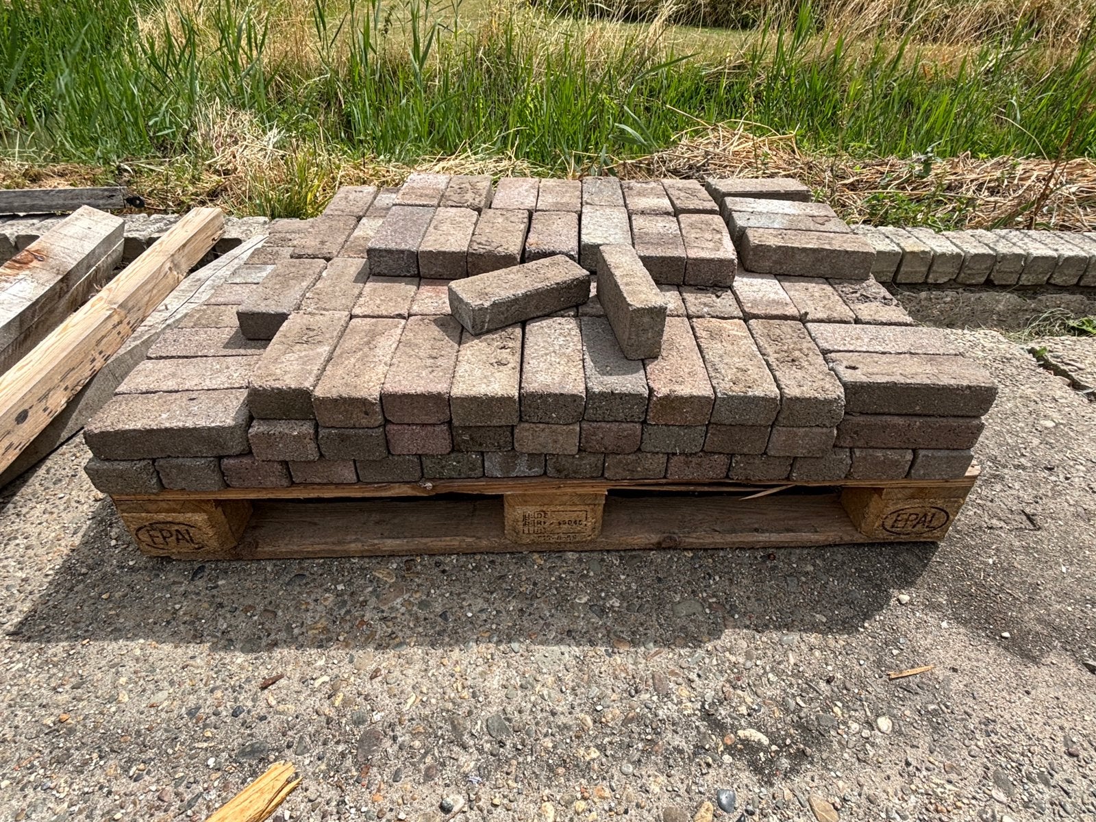 Klinkers 20x8x5, Tuin en Terras, Ophalen, Gebruikt, Klinkers, Minder dan 5 m²