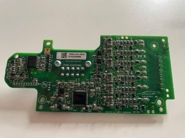 Tesla Battery Management Systeem (BMS) printplaat, Ophalen of Verzenden, Gebruikt