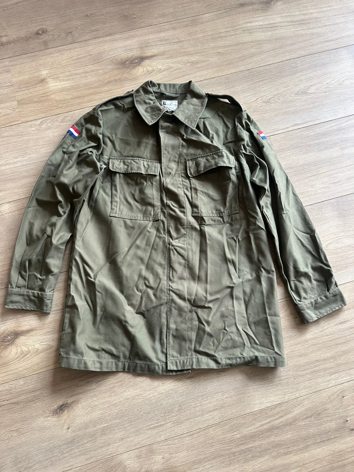Leger jas heren maat L/XL, Kleding | Heren, Ophalen, Gedragen, Maat 52/54 (L), Groen