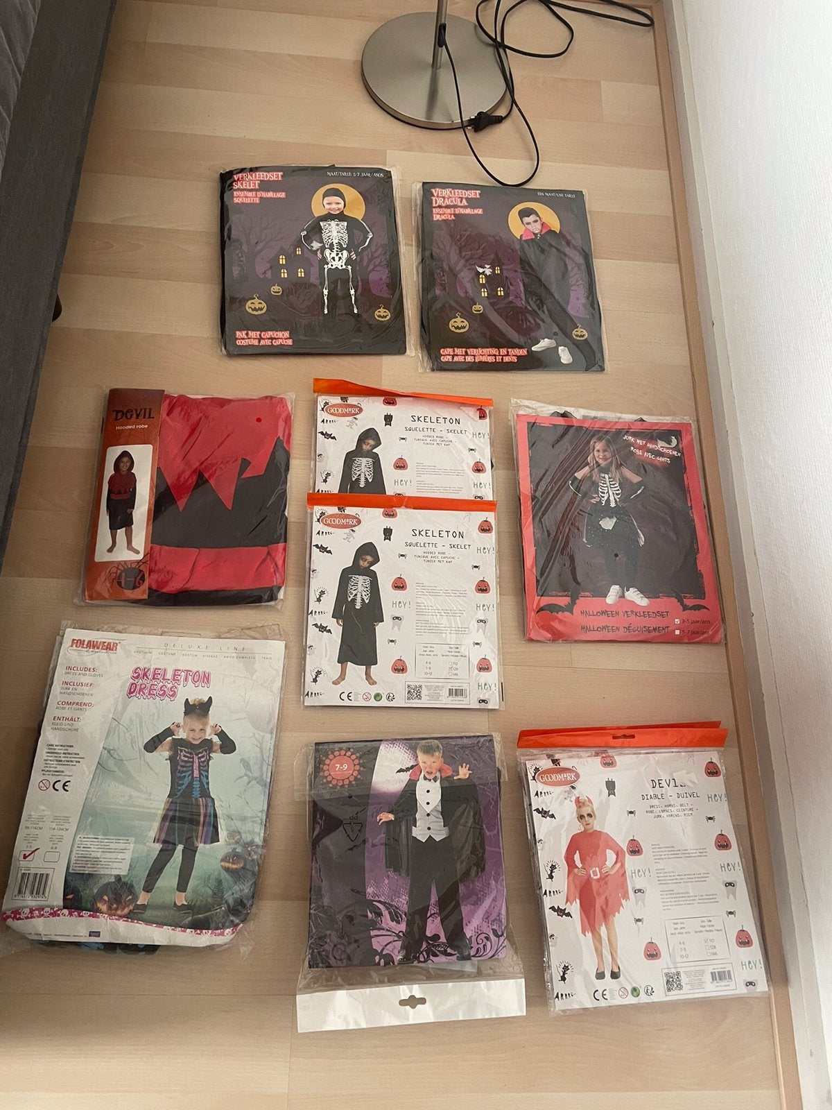 Veel nieuwe Jongens+Meisjes Halloween Pakjes/diverse maten, Ophalen of Verzenden, Nieuw, 110 t/m 116, Jongen of Meisje