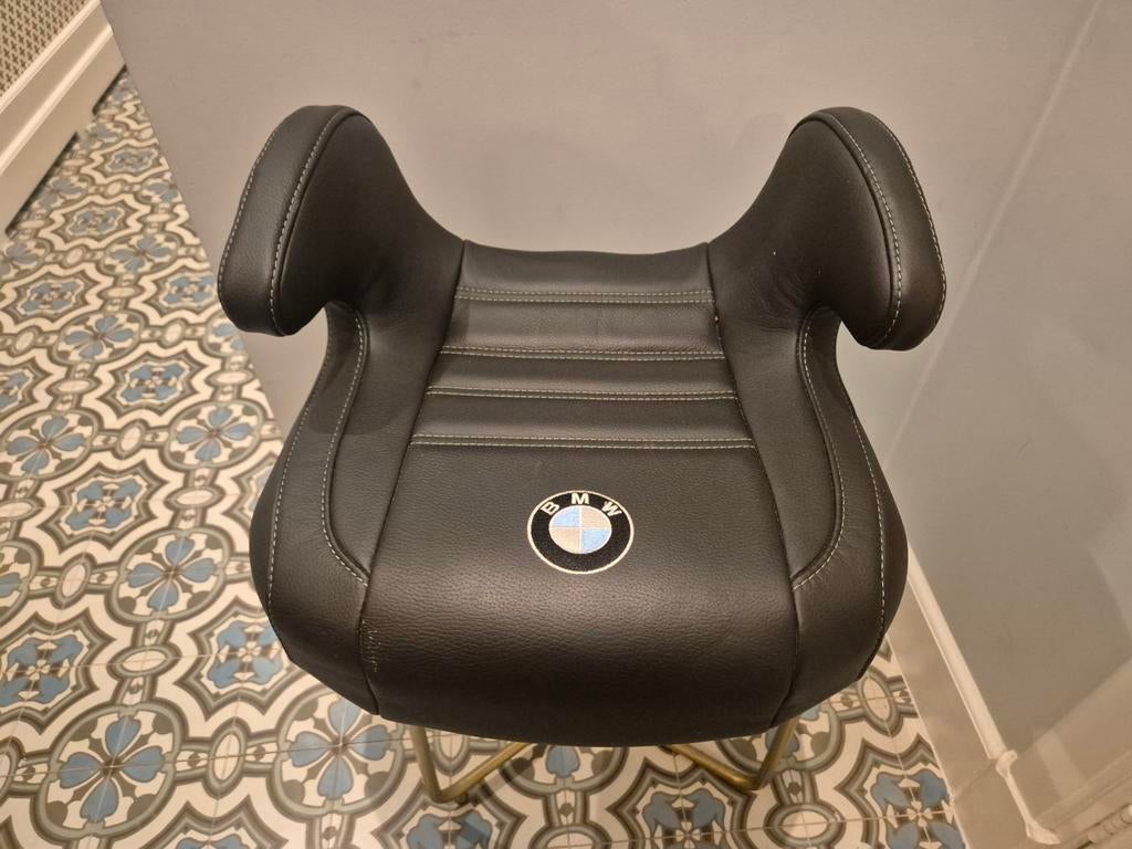 BMW Kinderzitje - Zwart Leer - Zo goed als nieuw, Overige merken, Autogordel, 15 t/m 36 kg, Zo goed als nieuw