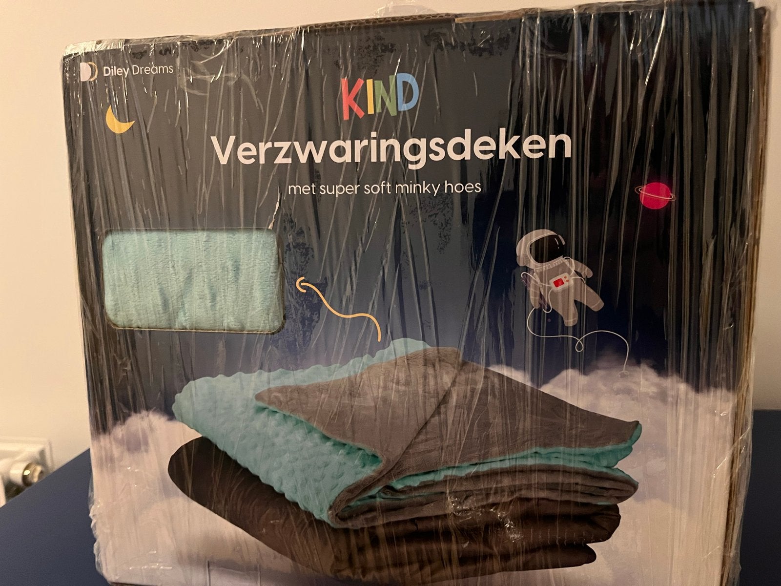 Diley Dreams Kind Verzwaringsdeken 3.2KG, Ophalen, Overige merken, Dekbedovertrek, Anti-allergisch