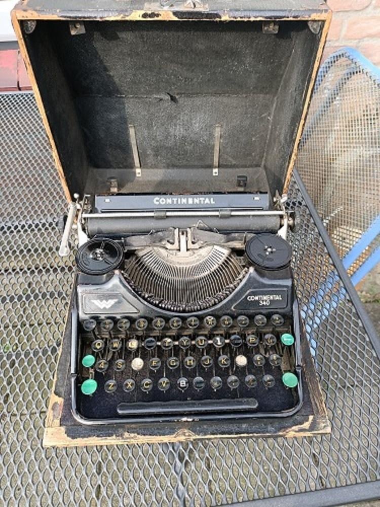 (242) Typemachine Continental 340 voor de verzamelaar, Verzenden, Gebruikt