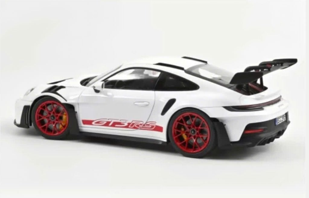 Porsche 911 GT3 RS 2022 Wit & Pyro rood 1/12 NOREV R. 127530, Hobby en Vrije tijd, Verzenden, Nieuw, 1:9 t/m 1:12, Auto