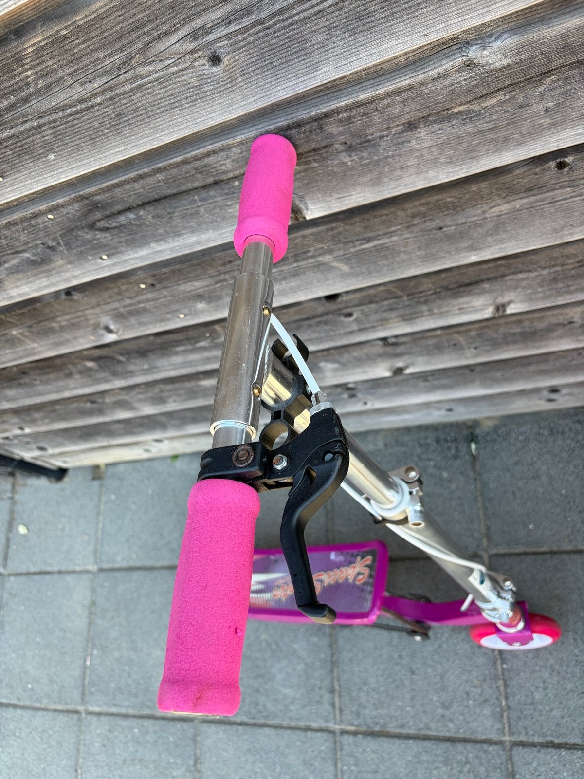 Roze Space Scooter - Gebruikt maar in goede staat, Ophalen, Gebruikt, Gewone step