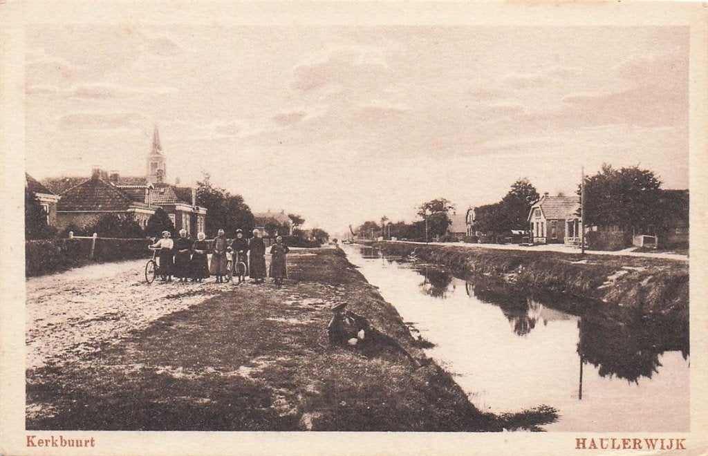 703-156-015 Kerkbuurt Haulerwijk, Verzamelen, Verzenden, Voor 1920, Friesland