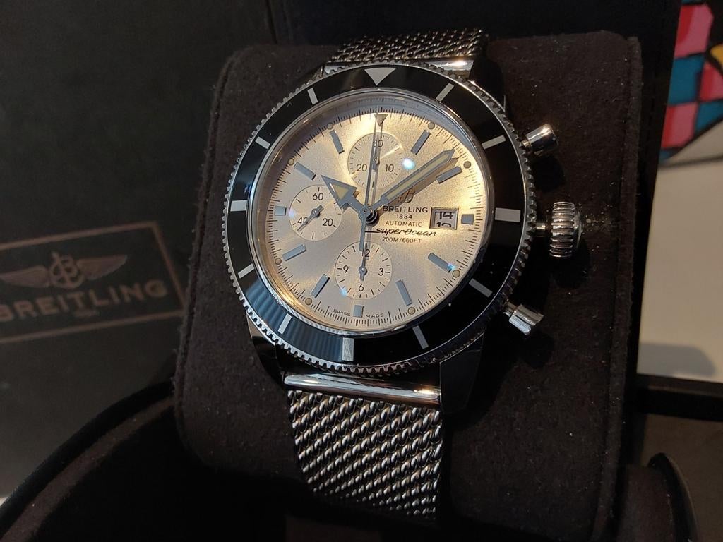 Breitling superocean heritage chrono, Sieraden, Tassen en Uiterlijk, Horloges | Heren, Ophalen of Verzenden, Zo goed als nieuw