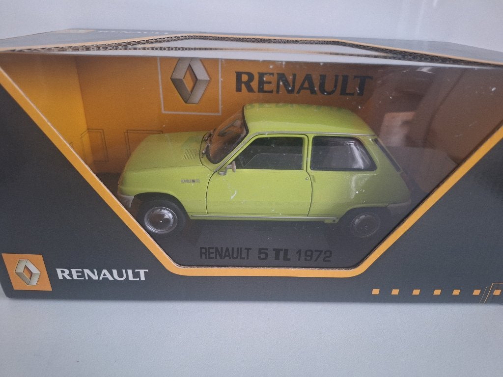 Renault 5 TL 1972 Solido Dealer Edition 1/18, Ophalen of Verzenden, Nieuw, Auto, Solido