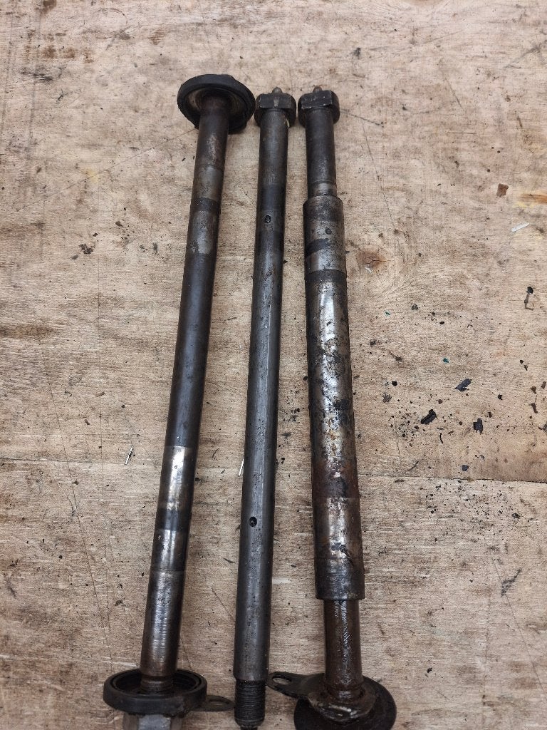 3x Achterbrug assen Yamaha xs650 xs 650 xs 1 2 xs xs2 7r, Motoren, Onderdelen | Yamaha, Gebruikt, ., Ophalen of Verzenden, .