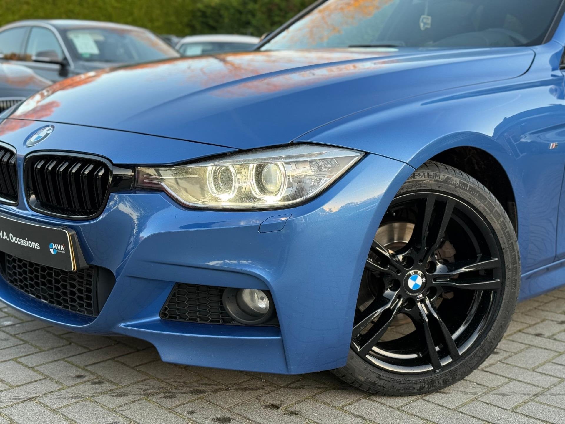 BMW 3-serie Touring 316i M Sport|Nieuwe Ketting + Klepseals|, Auto's, BMW, Gebruikt, 4 cilinders, Blauw, Alcantara