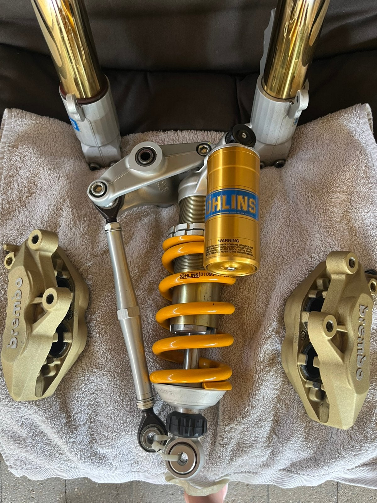 Ducati 999S ohlins voorvork, Ophalen of Verzenden