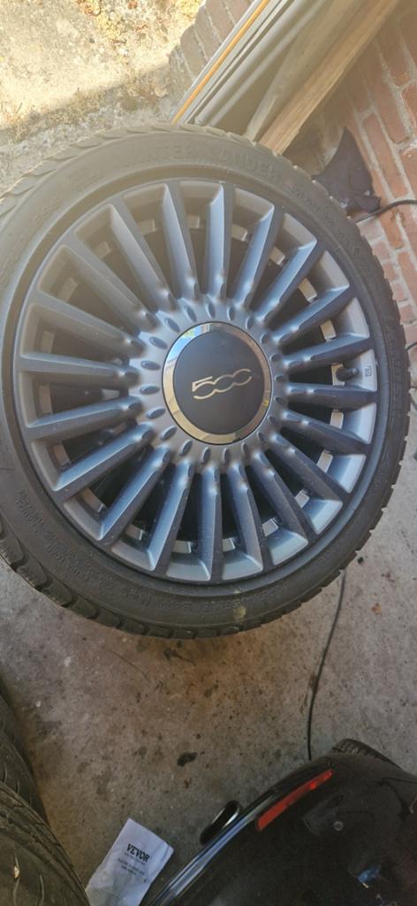 Fiat 500 velgen, Ophalen, Velg(en), 16 inch, 195 mm