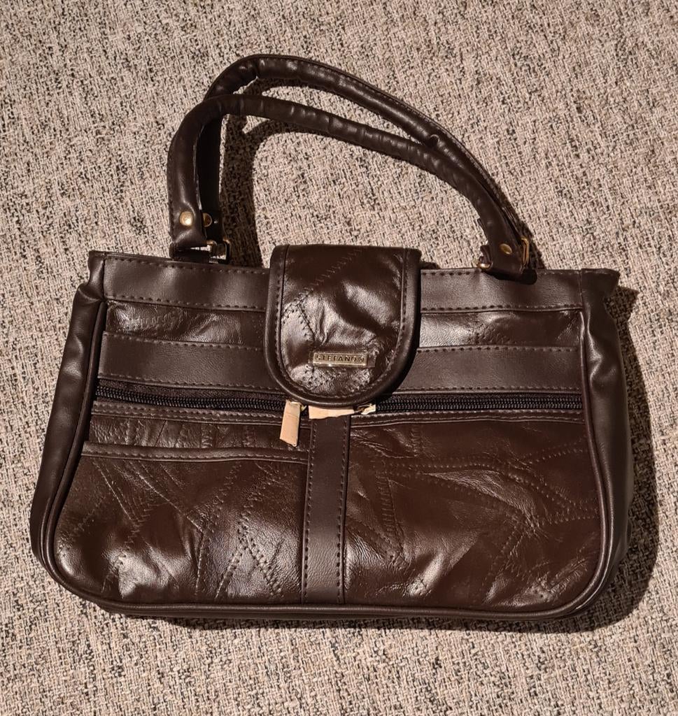 Bruine handtas Stefano, Ophalen of Verzenden, Nieuw, Bruin, Handtas
