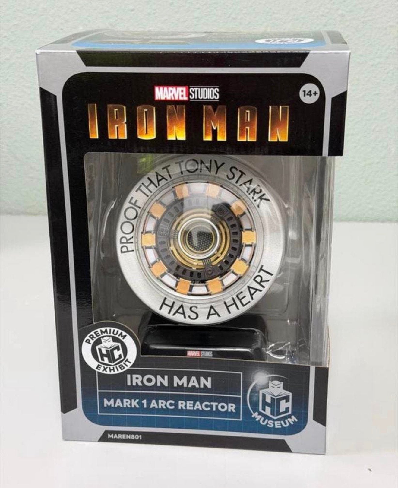 Iron Man - Arc Reactor Replica Marvel Museum Nieuw collector, Beeldje, Replica of Model, Nieuw, Ophalen of Verzenden, H