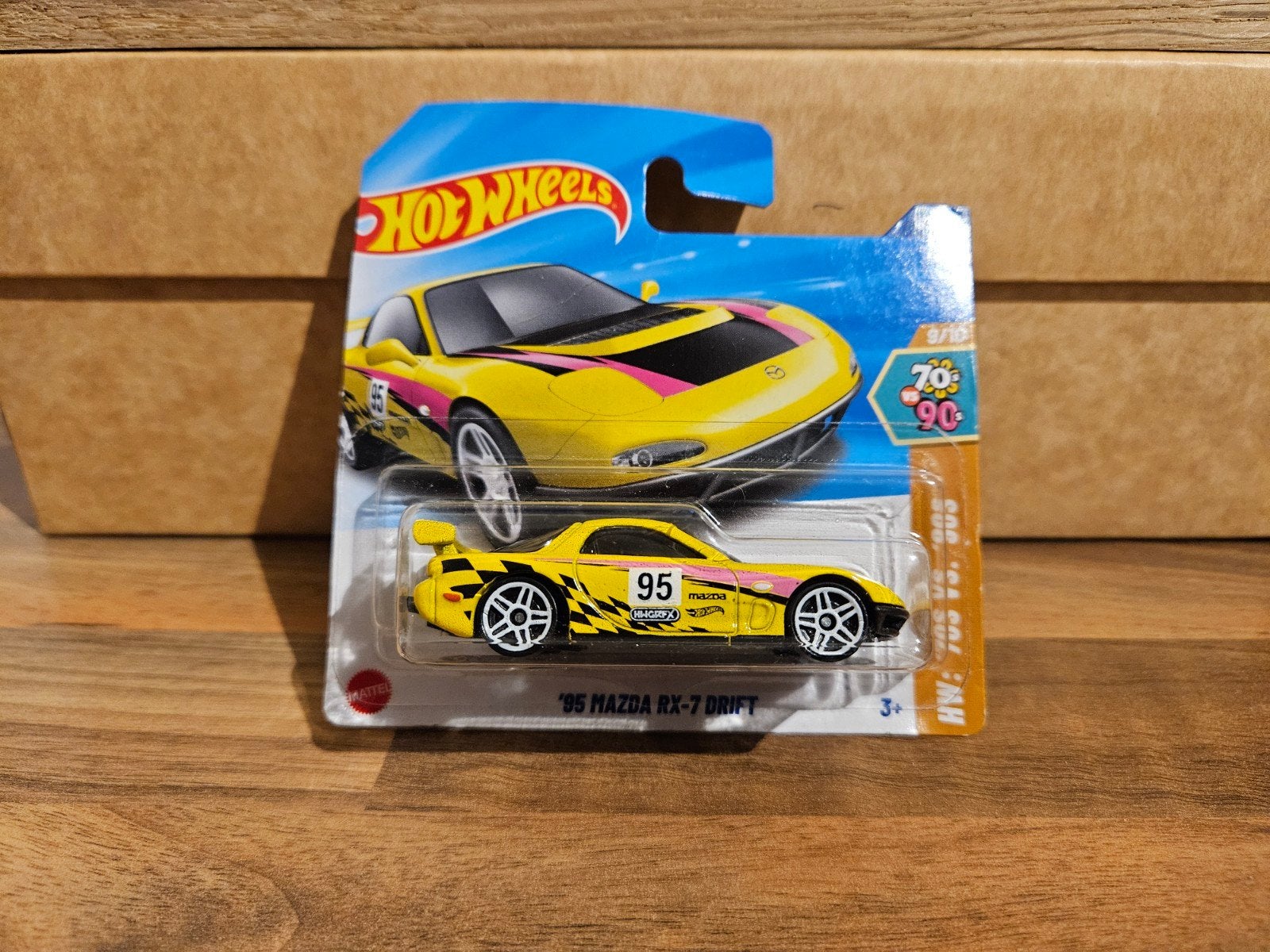Hotwheels Hot Wheels '95 Mazda RX-7 Drift in OVP, Ophalen of Verzenden, Zo goed als nieuw, Auto