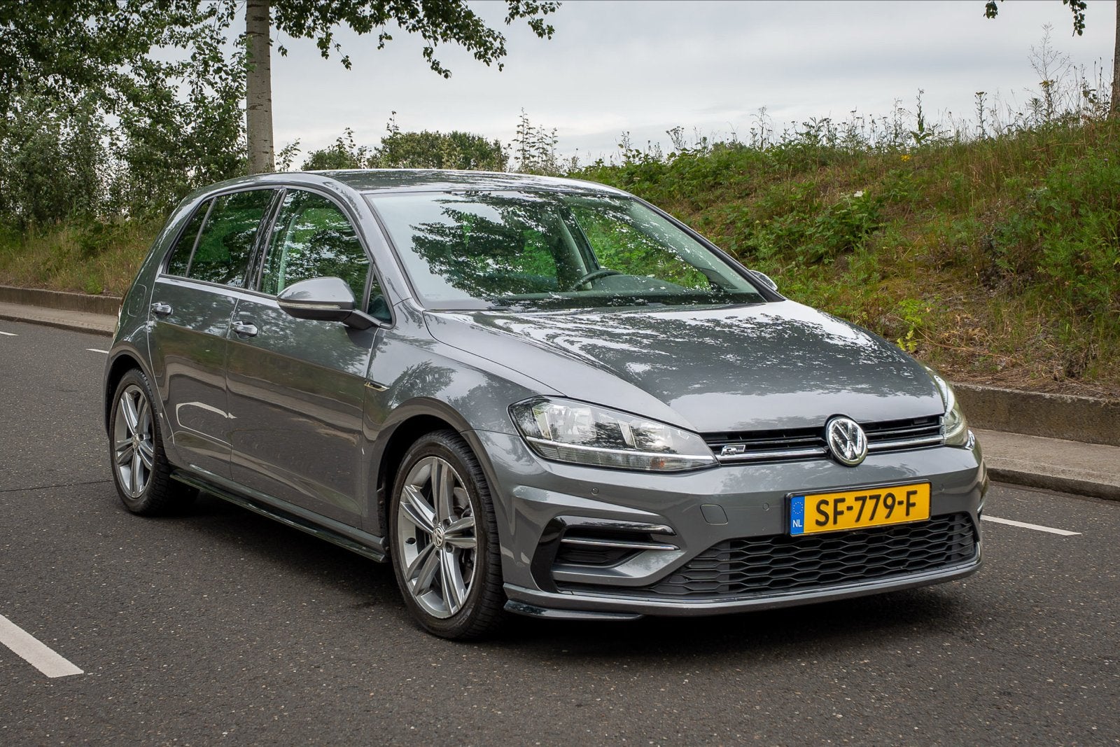 Volkswagen Golf 2.0 TDI Highline BMT 2018, Auto's, Volkswagen, Voorwielaandrijving, Zwart, 4 cilinders, 23 km/l