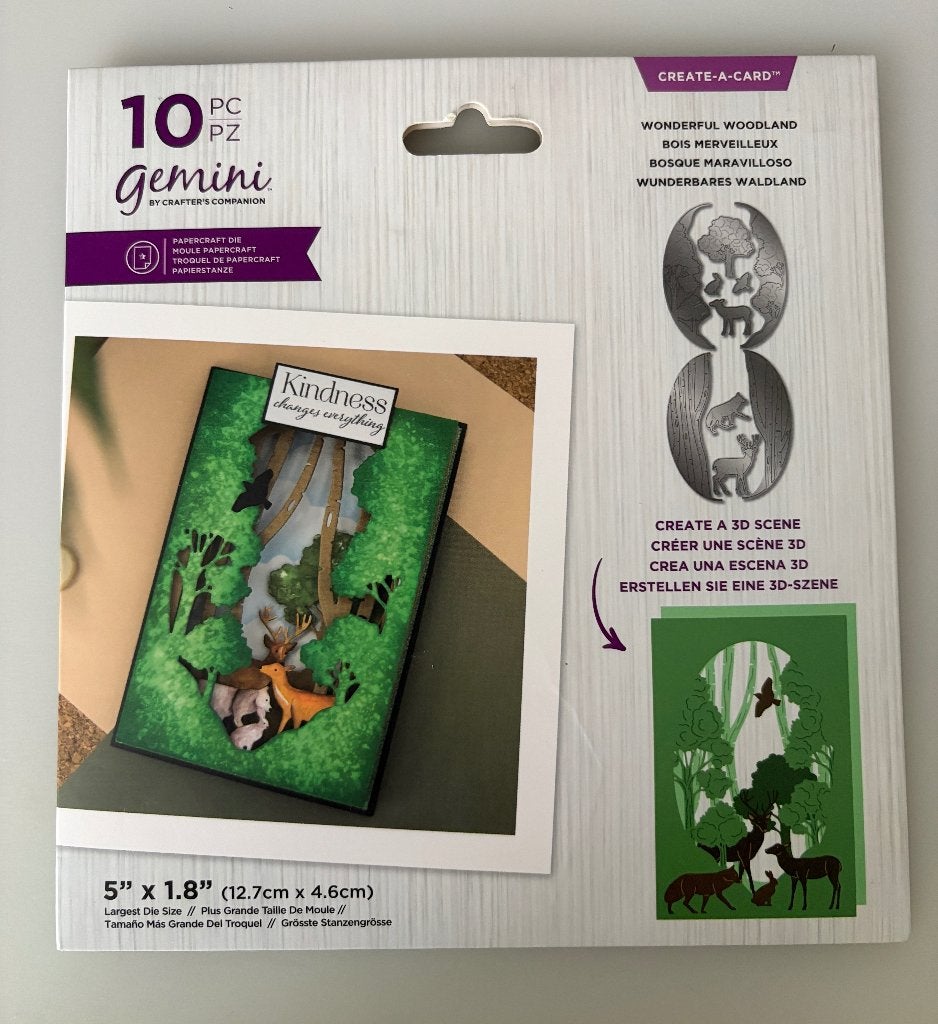 crafters companion snijmallen creëer een 3d scene, Verzenden, Nieuw, Overige thema's, Pons of Mal