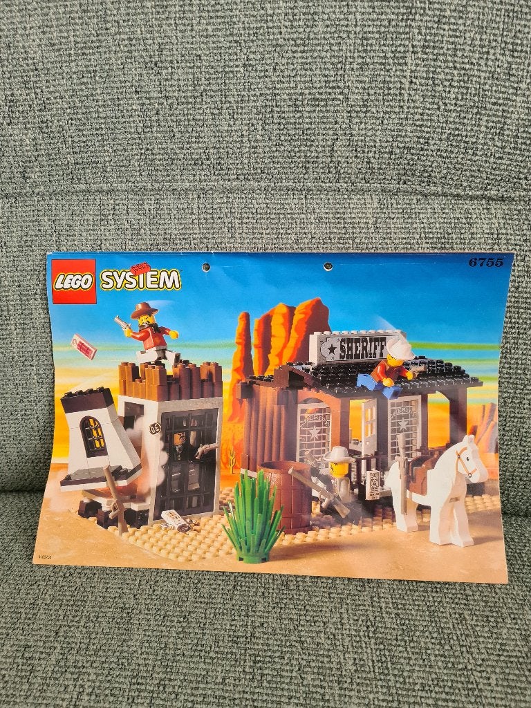 Lego 6755 western cowboy cowboys instructie boekje, Lego, Gebruikt, Overige thema's, Verzenden