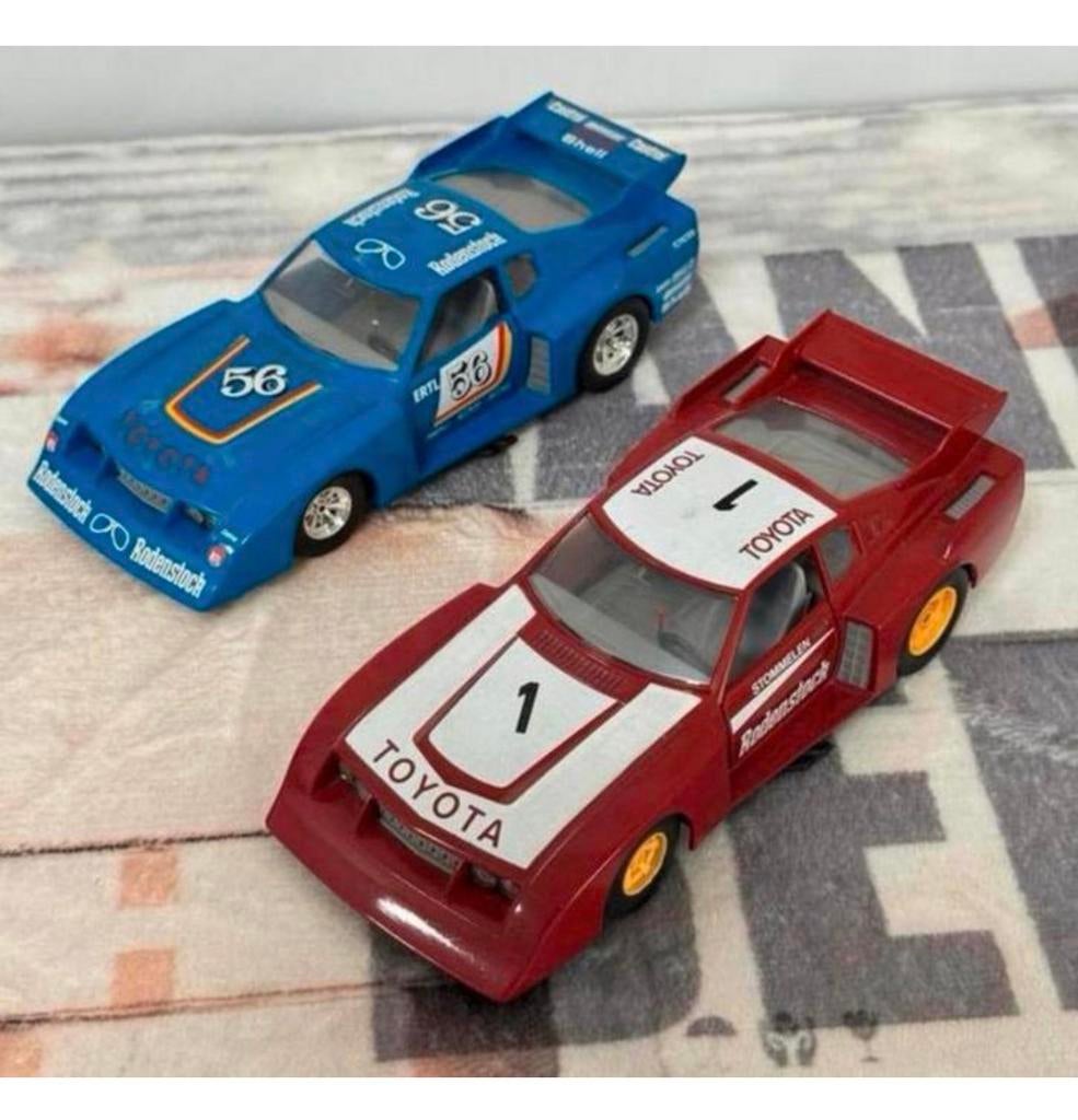 2X 1:24 Bburago Toyota Celica Liftback Gr 5 Rodenstock 1978, Auto, Ophalen of Verzenden, Zo goed als nieuw, H
