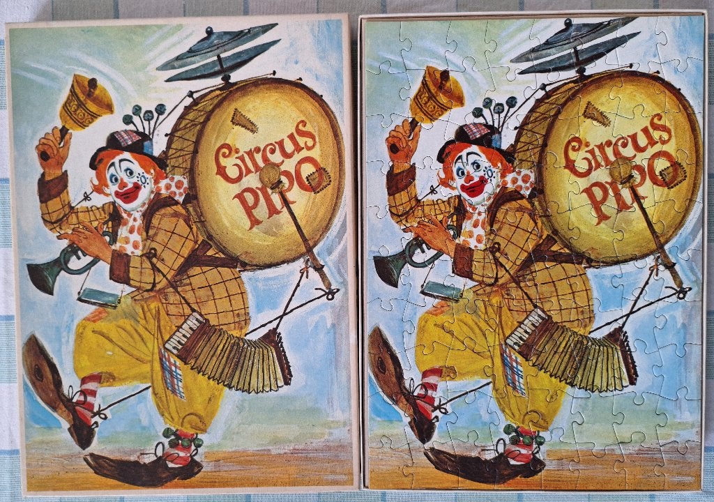 Pipo de Clown puzzel, 80 st. 34 x 24 cm, Ophalen of Verzenden